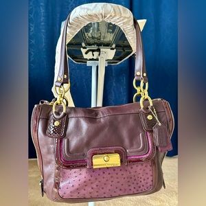 Coach leather handbag